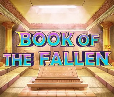 Book of the Fallen online game logo by Pragmatic Play on newgiocoit.it