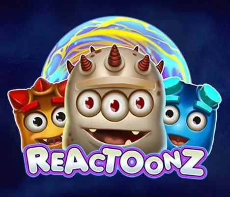 Enjoy Reactoonz by Play’n GO – logo hosted on newgiocoit.it